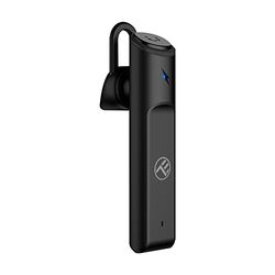 TELLUR Vox 40 Oreillette Bluetooth sans Fil Mono, Kit Main Libre, Multipoint - Deux Appareils Connectés Simultanés, Tour d'oreille 360° Droit ou Gauche, Iphone, Android et Computers