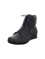 Think! Menscha Enkellaarzen voor dames, Blauw 047151, 38 EU Breed