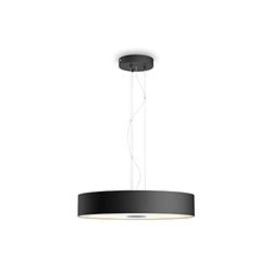 Philips Hue White Ambiance Fair, Lampadario Smart, Dimmerabile, con Bluetooth, 25W, Telecomando Dimmer Switch Incluso, Nero