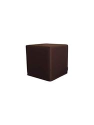 PanQube module 6-BR Pufa VERONA 30 voetplaat zonder borduurwerk, bruin, 30cm x 30cm x 30cm