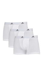 Adidas Sports Underwea Heren Multipack Trunk (3PK) Boxershorts, Wit, S