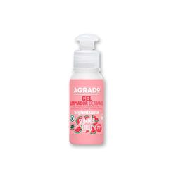 Summer Fruit Gel Hydroalcoolique Nettoyant pour les mains 78% Alcool sans rinçage 80 ml Format idéal Sac ou sac à dos Parfum fruits