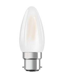 OSRAM LED lamp | Lampvoet: B22d | Warm wit | 2700 K | 4 W | LED Retrofit CLASSIC B [Energie-efficiëntieklasse A++]