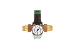 RIEGLER 101360-100.01 Régulateur de pression pour Trinkw, certifié DVGW, R 1/2, 1,5-6 bar, PE max.16, 1 pièce