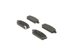 Bosch BP1357 - Pastiglie Freni Auto, traseiro - qualidade Bosch - redução de ruído e pó - certificação ECE-R90 - sem cobre - 1 conjunto de 4 comprimidos