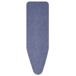 Brabantia Strijkplankhoes Toplaag, 8mm Veerkrachtige Onderlaag, Denim Blue, Strijkplank C (124 x 45 cm)