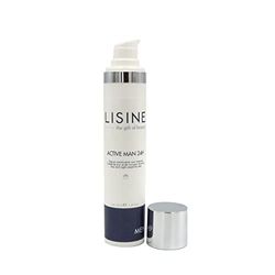 Crème pour le Visage de Jour et de Nuit Hydratante et Nourrissante pour Homme 50 ml - Crème Protectrice, Régénérante et Purifiante - Active Man 24h - LISINE