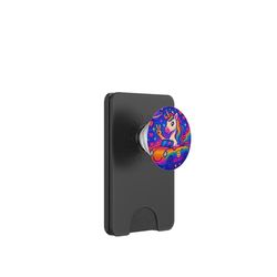 Agarre Colorido para teléfono con diseño de Cielo cósmico PopSockets PopWallet para MagSafe