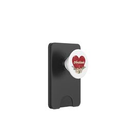 Auckland Nueva Zelanda Ciudad Vintage Viajes Vacaciones Corazón PopSockets PopWallet para MagSafe