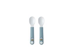 Mepal – Self-Feeding Spoon Mepal Mio – Baby Practice Spoon – Baby Utensil for Independent Eating – Dishwasher Safe & BPA-Free – Set of 2 - Sailors Bay