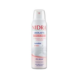 NIDRA | Déodorant Lait Spray Doux, avec Protéines de Lait et Lait d'Amande, Testé Dermatologiquement, Made in Italy, 150 ml
