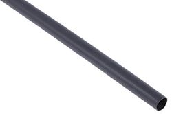 RS PRO Tubo termorretráctil de poliolefina con revestimiento adhesivo, color negro, diámetro de 6,4 mm, tasa de contracción 3:1, longitud 1,2 m