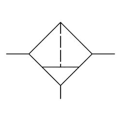 RIEGLER 178459-GAF 32 filter »GA«, PC-Beh., skyddskorg, 5 µm, BG 400, G 3/8, avlopp: HA, 1 st.