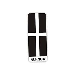 Sea View Stickers Kernow kentekenplaatlogo auto bestelsticker 107 mm maat