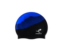 Energetics Unisex Sil Zwemmutsen Blue/Black One Size