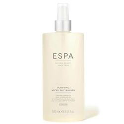 ESPA | Purifying Micellar Cleanser | Supersize | 500ml | Hyaluronic Acid | Gentle, Non-Rinse Cleanser