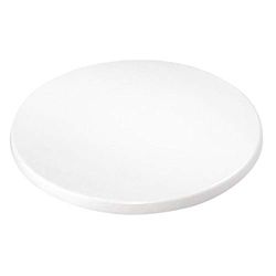 Bolero gg645 redondo tablero de la mesa, color blanco