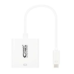 Blendend Adaptador USB-C a DVI-D de 15 cm, Compatible con monitores y proyecciones, Permite conectar Dispositivos USB-C con Pantallas DVI.