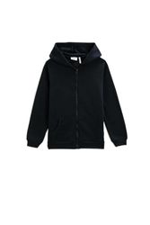 Koton Sweatshirt met ritssluiting, marineblauw, 701, 5-6 jaar, voor meisjes, marineblauw (701), 5-6 Jaren