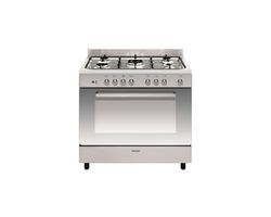 Airlux (GLEM PL) E-Cooker Stove 90 x 60 cm Stainless Steel – Multifunctional Electric Oven Catalysis 104 L – 6 Functions Including Ccha