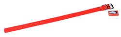 JANUEL - Collier Chien Sangle Biothane - Longueur 55cm x Largeur 25mm - Orange