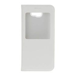 Carcasa de telefono for Galaxy J5 Prime Litchi Texture Horizontal Flip Funda de Cuero con ID de Pantalla de Llamada (Negro) (Color : Blanco)