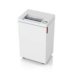 IDEAL 2465 Papiervernietiger, veiligheidsniveau P-4, deeltjessnede/kruissnede 4 x 40 mm, capaciteit 15 vellen, afvalbak van 35 liter, GDPR-conform