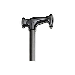 GIMA FS-939L aluminium wandelstok, zwart