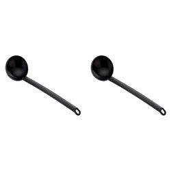 Tescoma Space Line Mestolo, Nero, 32 cm (Confezione da 2)