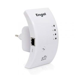 Draadloze wifi-repeater met hoge snelheid, eenvoudige configuratie, brede afdekking, ideaal voor signaalversterking in woningen en kantoren.