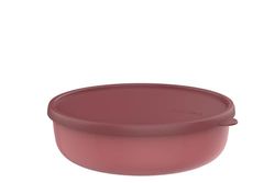 Mepal - Recipientes microondas Lumina - Recipientes alimentarios con tapa aptos para la nevera, el congelador, horno de vapor, microondas y lavavajillas - Recipiente de cocina - 2000 ml - Vivid mauve