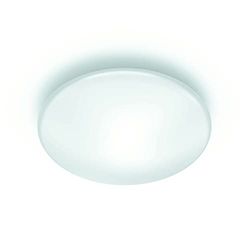 Philips Lighting Plafonnier LED Shan 12W avec détecteur de Mouvement, éclairage blanc froid 4000K, Blanc