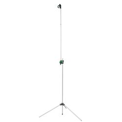 Amig - Ducha Exterior Regulable 1,35-2,35 metros para Jardines, Piscinas o Campings - Portátil y Ligera de Aluminio y ABS con Soporte de Trípode Estable y Palanca de Regulación de Altura