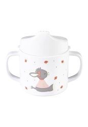 Sterntaler Emmi Girl Children's Mug with Drinking Attachment Donkey Flora Rose