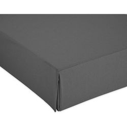 ECOMMERC3 Canape-hoes voor bedden 140 cm breed, bedmaat 140 x 190/200 cm, grijs, pasvorm, antislip en ademend, 100% Made in Spain