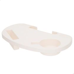 AKTIVE Plateau de Chaise de Plage, Table latérale, en polypropylène (PP), pour Poser des Boissons ou des téléphones Portables, Porte-gobelets, sous-Verres pour chaises, Accessoires d'été, auxiliaire