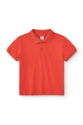 Charanga Polo De Niño Rojo, Manga Corta Talla 5-6, 116 cm