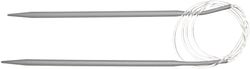 GLOREX Aiguilles à Tricoter circulaires 4 mm 80 cm, Multicolore