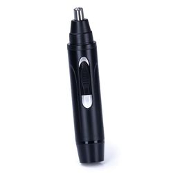 Status Toulon Nose and Ear Hair Trimmer for Men and Women, Painless Facial Hair Trimmer, Portable Hair Remover, Easy to Use, 1 x AA Battery Operated (Not Included), Black, TOULON1PKB12