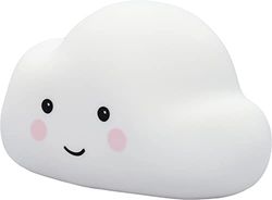 Reer lumilu Veilleuse en forme de nuage mignon, cadeau de baptême, cadeau d'anniversaire pour garçons et filles, blanc, 1 pièce (1 pièce)