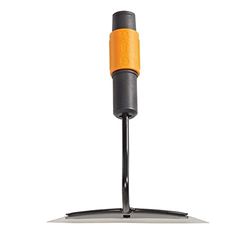 Fiskars Azada, cabeça de ferramenta QuikFit, comprimento: 25 cm, comprimento: 18,5 cm, lâmina de aço, preto/laranja, QuikFit, 1000677