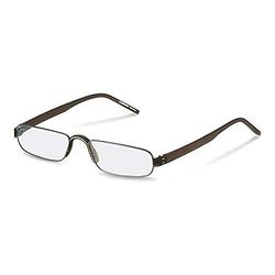 Rodenstock unisex Gafas de lectura R2180, gafas para la hipermetropía, gafas rectangulares con montura ligera de acero inoxidable (+1 / +1,5 / +2 / +2,5)
