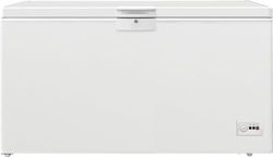 Beko HSM46740 - Congelatore grande, capacità utile 451 l, 3 cestini, allarme temperatura, serratura per interni, 36 dB (A), bianco