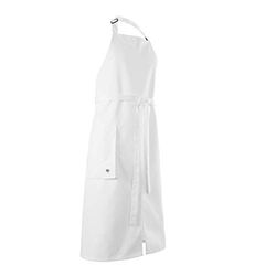 BP Gourmet 1970-400-21 slabschort - lang - 100 cm breed x 100 cm lang - 65% polyester, 35% katoen - maat: 100/100 - kleur: wit