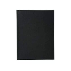 Le Dauphin - Ref. 5529D - 1 Register - Dimensions 22 x 17 cm - 5x5 Grid Print - Small Squares - 90 gsm Interior Paper - 200 numbered Pages - Hard Black Canvas Cover