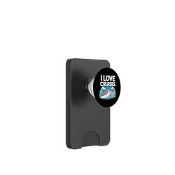 I Love Cruises Aventura Náutica Escape PopSockets PopWallet para MagSafe