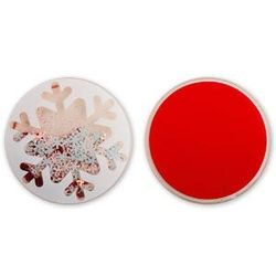 Muvit Life STICKER SNOWFLAKE ROUGE