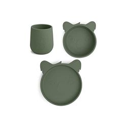 NUUROO - Judi silicone dinner set 3-pack Koala - Dusty green