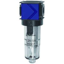 Actief koolfilter »variobloc« met polycarbonaathouder, 0,003 mg/m3, BG 2, G 1/2, PE max. 16 bar, Med.-omgevingstemperatuur. Maximale 50 graden Celsius.