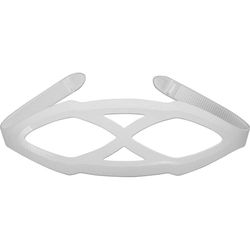 Salvimar Glanzende armband, maskerband, uniseks, volwassenen, wit, 60 cm